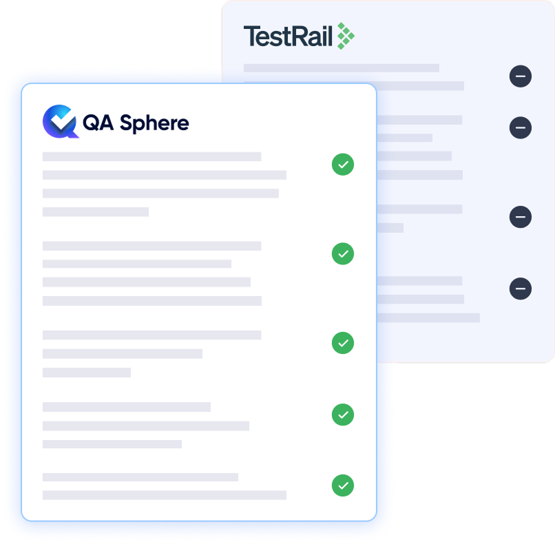 QA Sphere vs TestRail comparison