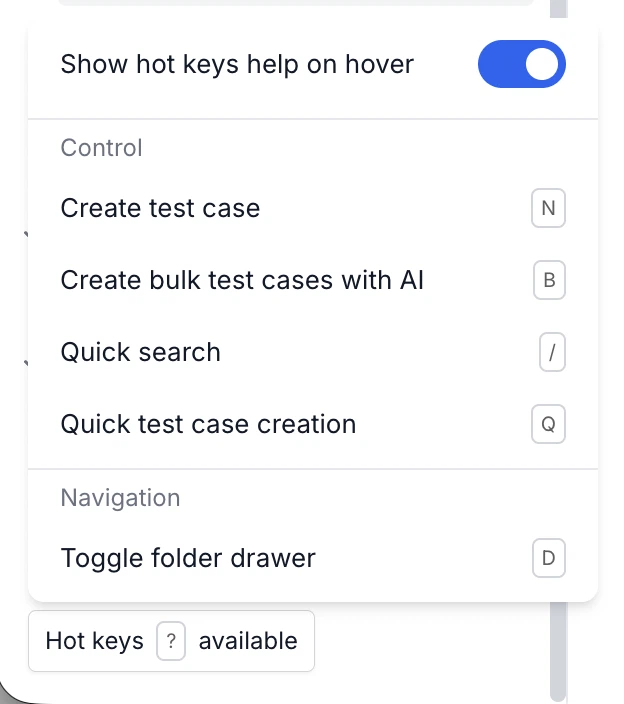 QA Sphere Bulk Create with AI dialog