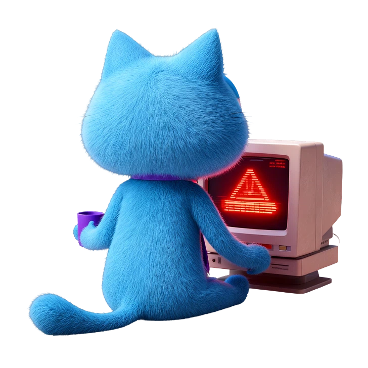 QA Sphere mascot cat illustrating testing challenges