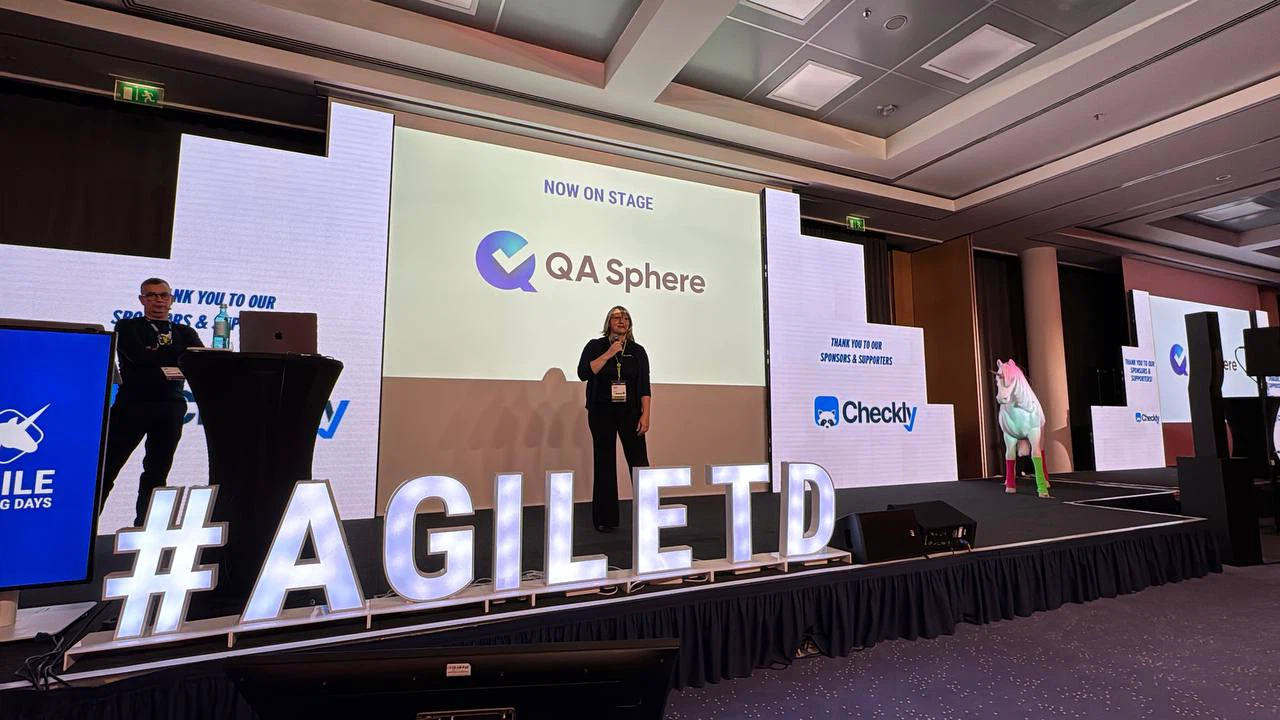 QA Sphere team at Agile Testing Days 2025