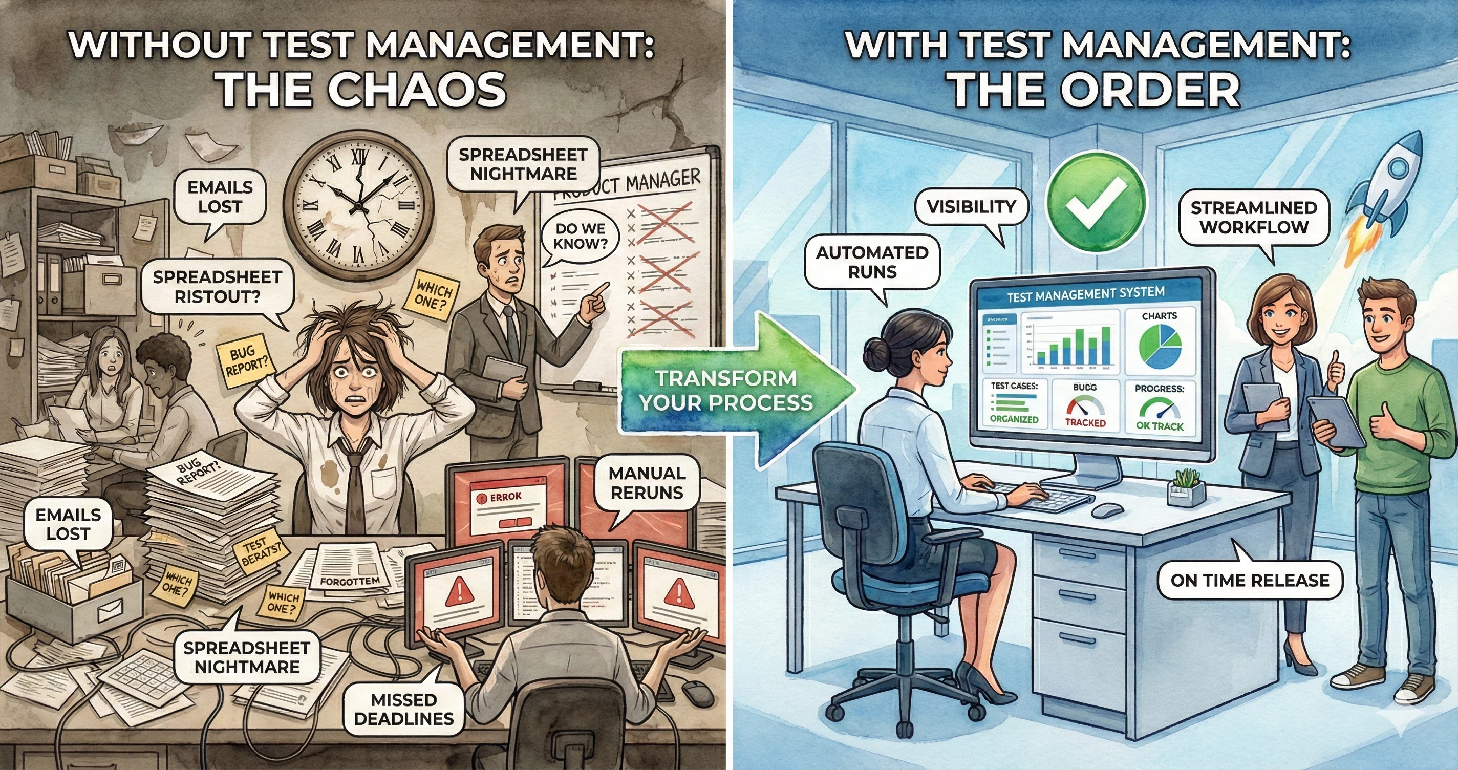Life Without Test Management Systems: Into the Chaos