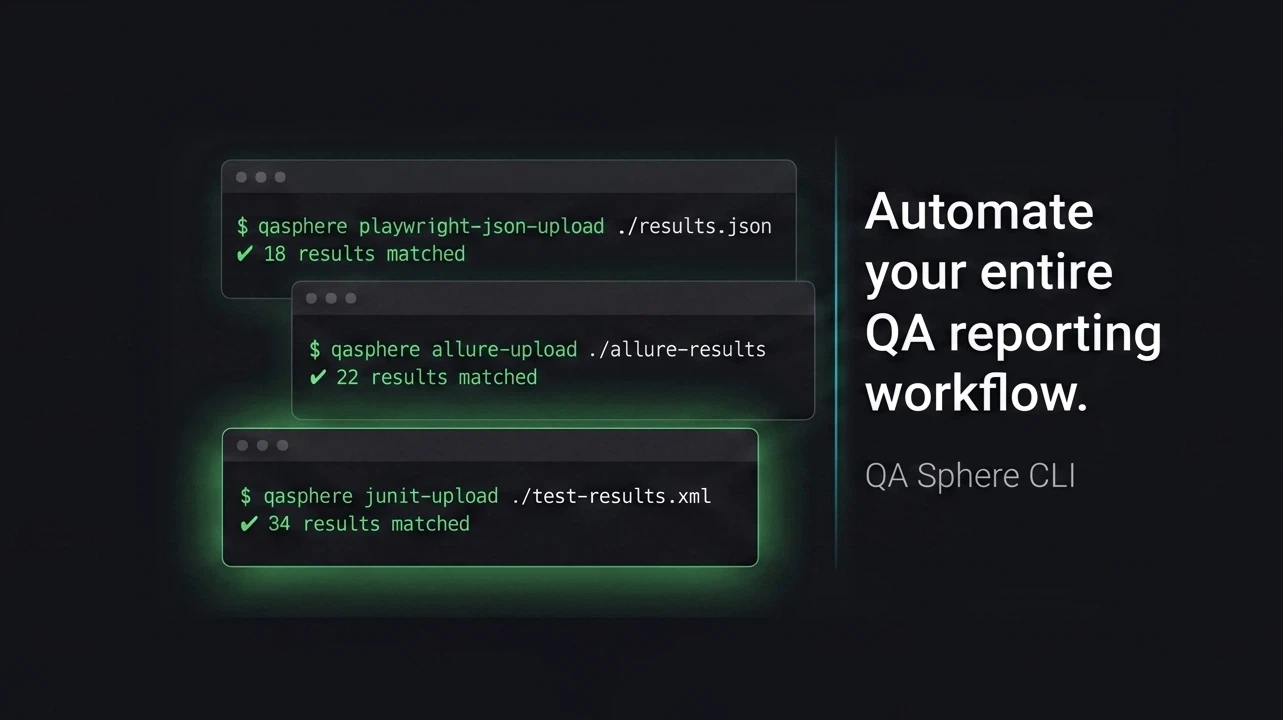 QA Sphere CLI: Automate Test Results Upload to Your QA Dashboard